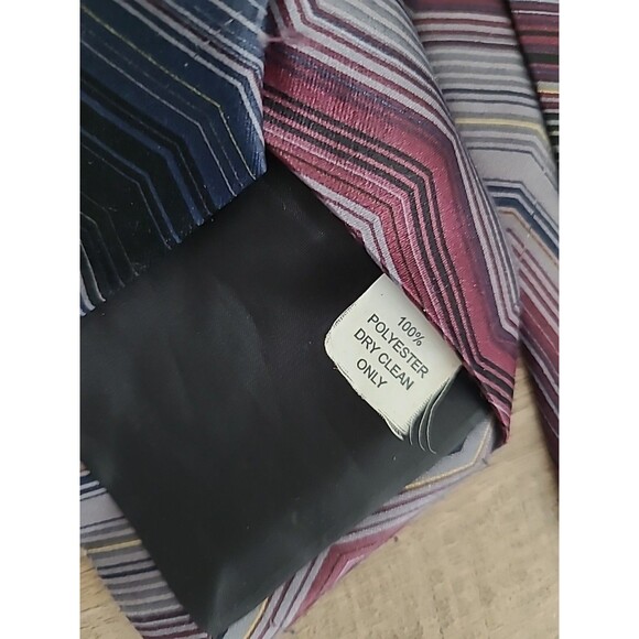 4 Mens Nike Ties, Various Design, Red, Blue, Gray - Picture 2 of 5